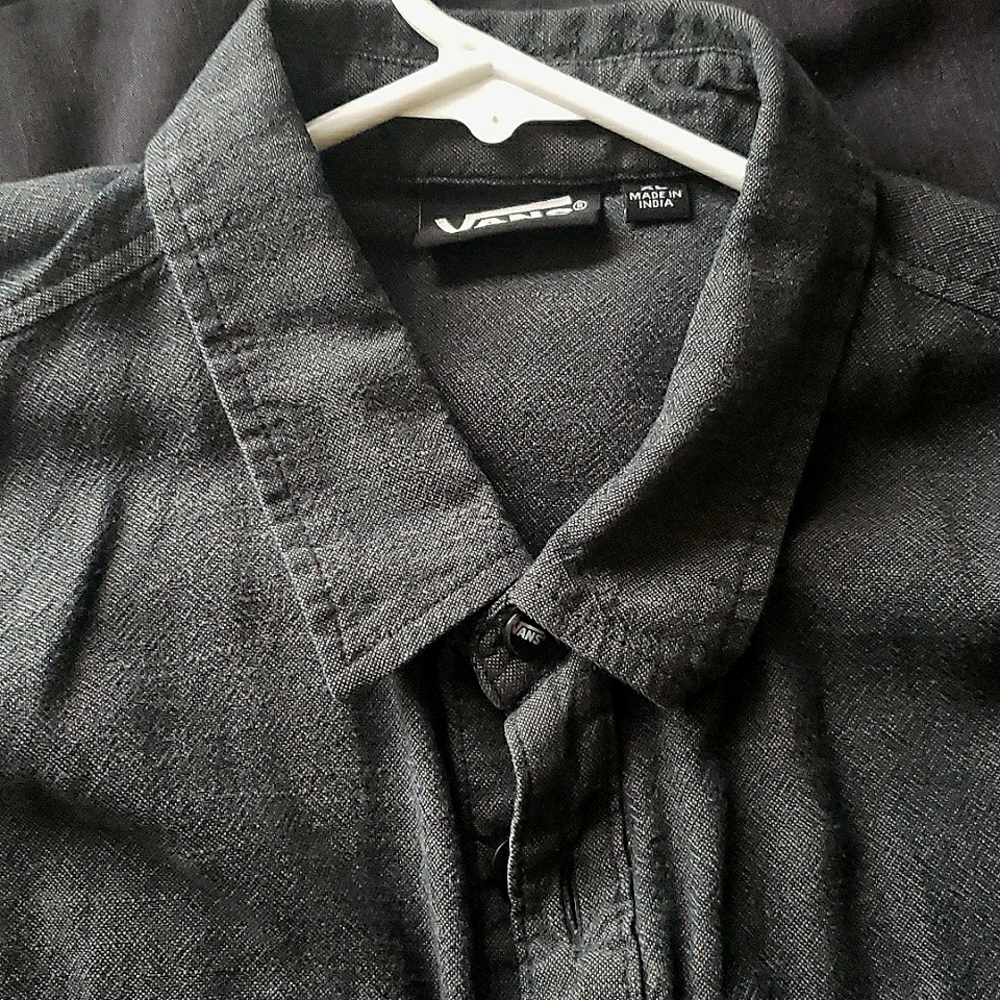 Vans long sleeve ,dark grey ,size: mens xl